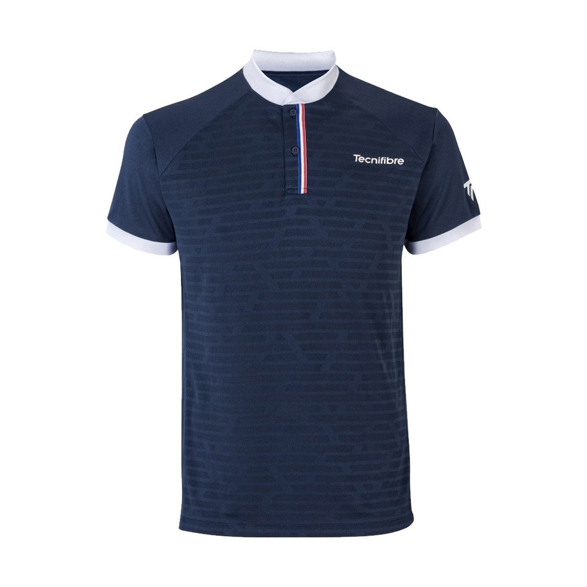 Polo Tecnifibre F3 Ventstripe Junior Talla 6/8, Navy
