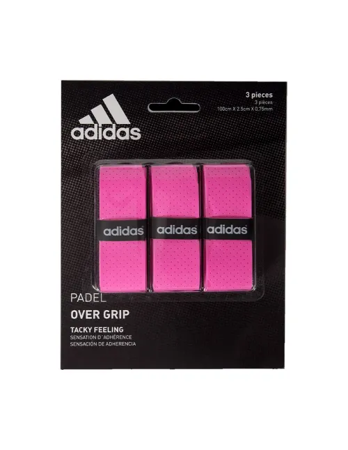 Overgrip Set Adidas 3 Units Pink | Ofertas de padel