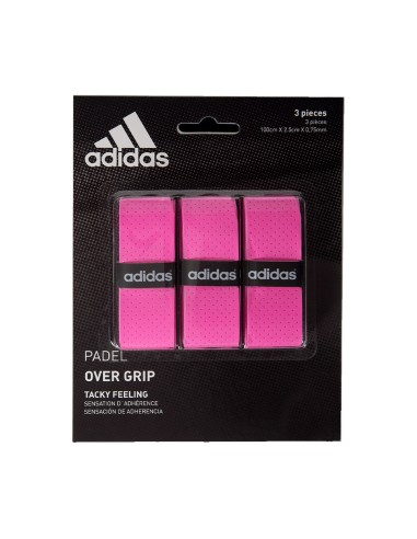 Set Overgrip Adidas 3 Unidades Rosa