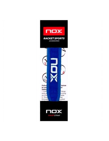 Cordon Nox Smartstrap Luxury Azul Logo Blanco