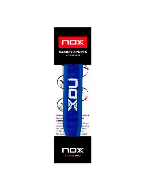 Cordon Nox Smartstrap Luxury Azul Logo Blanco