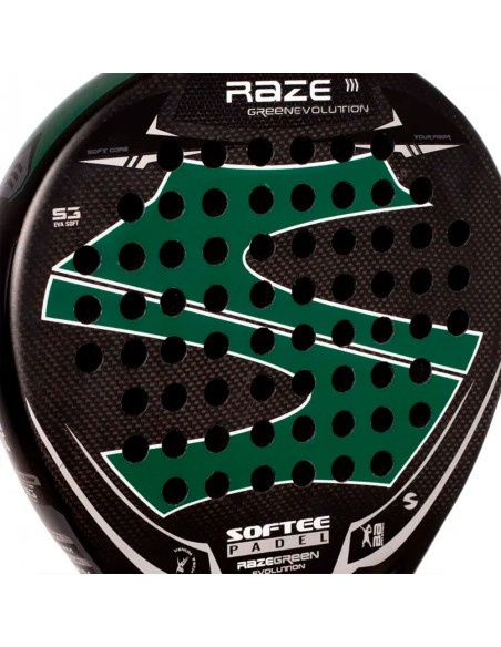 Softee Raze Evolution Green Carbono | Ofertas de pádel