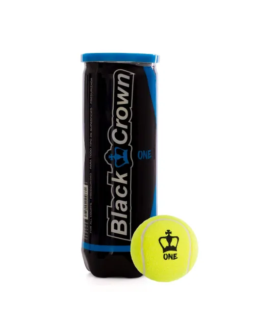 Bote 3 Pelotas  Black Crown One A000320