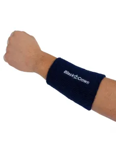 Muñequera Black Crown Long Negro | Ofertas de padel