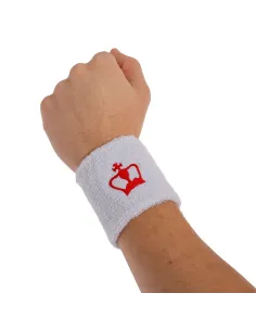 Black Crown Wristband Short White | Ofertas de padel