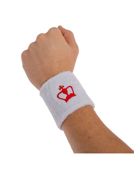 Black Crown Pulseira curta branca | Ofertas de padel
