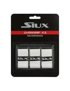 Overgrip Siux Pro Perforated X3 White | Ofertas de padel 2