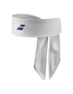 Cinta Babolat Tie Headband Bianco |Padel offers