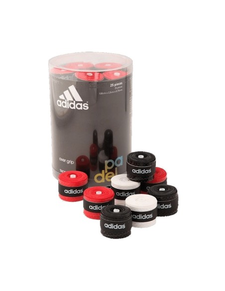 Bucket 25 Overgrips Adidas Multicolor | Ofertas de padel
