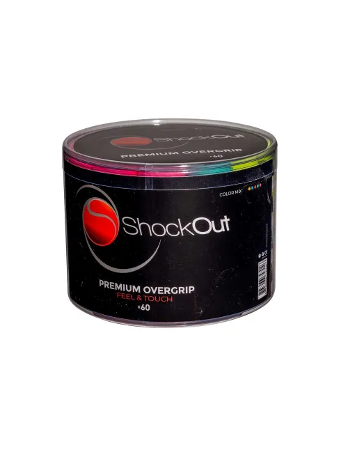 Tambor Shockout X60 Overgrips Premium Multicolor Liso | Ofertas de pádel