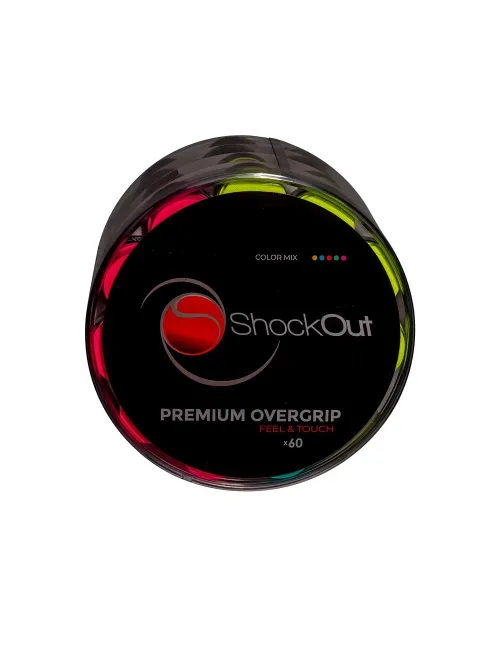Tambor Shockout X60 Overgrips Premium Multicolor Liso | Ofertas de pádel