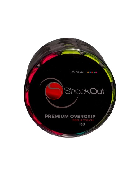 Tambor Shockout X60 Overgrips Premium Multicolor Liso | Ofertas de pádel