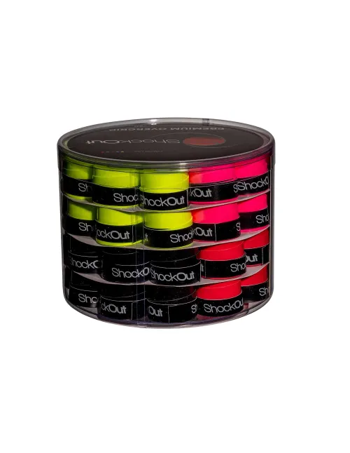 Tambor Shockout X60 Overgrips Premium Multicolor Liso 100-0047 | Ofertas de pádel