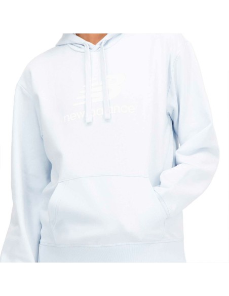 Sudadera New Balance Essentials Stacked Logo Mujer | Ofertas de pádel