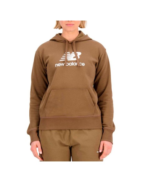 Sudadera New Balance Essentials Stacked Logo Donna |Padel offers