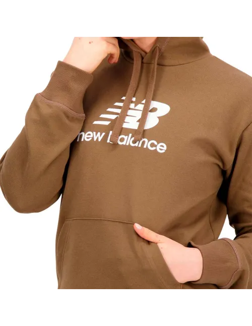 Sudadera New Balance Essentials Stacked Logo Mujer | Ofertas de pádel