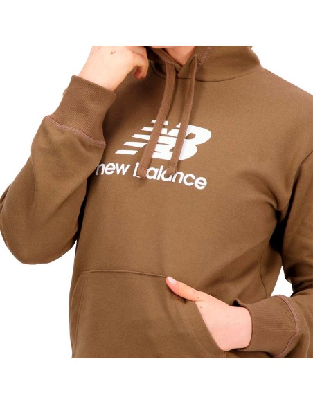 Sweatshirt New Balance Essentials Stacked Logo Women | Ofertas de padel