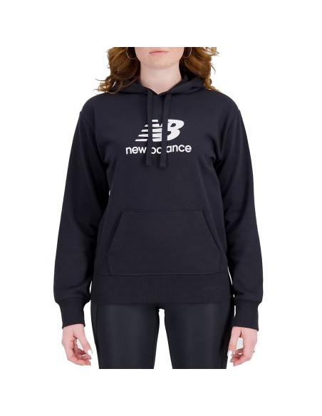 Sudadera New Balance Essentials Stacked Logo Mulher | Ofertas de padel