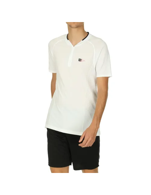 Wilson T-shirt Series Seamless Zip Henley 2.0 | Ofertas de padel