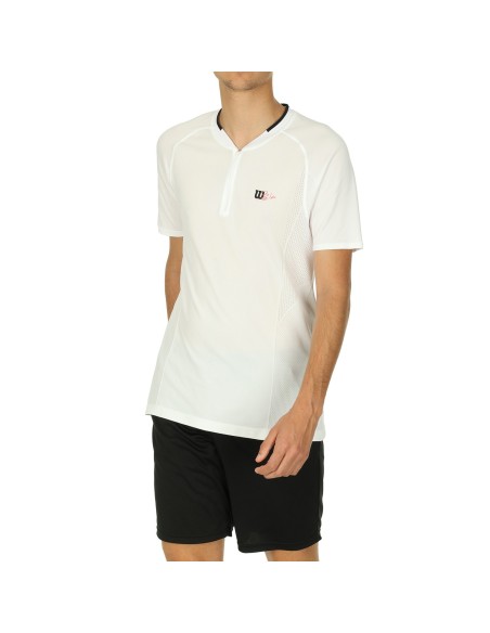 Wilson T-shirt Series Seamless Zip Henley 2.0 | Ofertas de padel