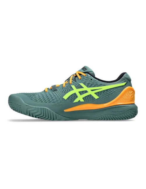 Asics Gel Resolution 9 Padel 1041A334 Verde | Ofertas de pádel