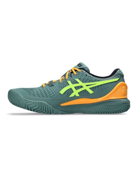 Asics Gel Resolution 9 Padel 1041A334 Verde | Ofertas de pádel