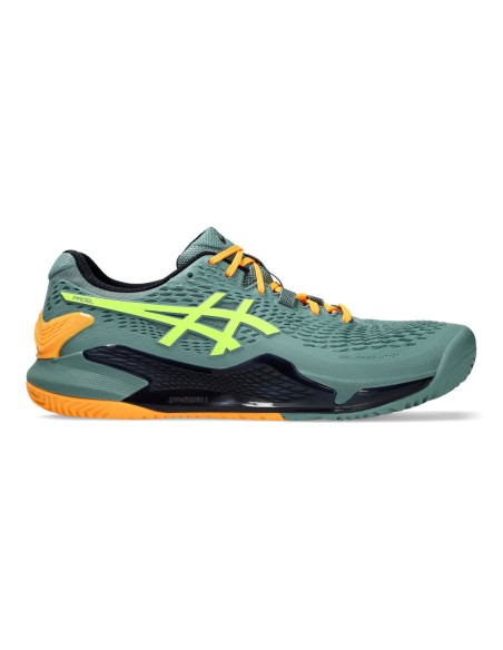 Asics Gel Resolution 9 Padel 1041A334 Verde | Ofertas de pádel