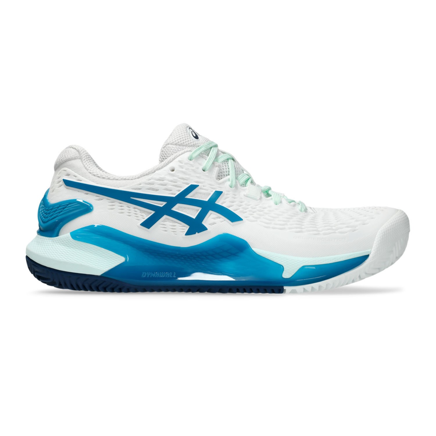 Asics Gel Resolution 9 Clay 1042a224 Azul Verdoso Mujer Talla 36
