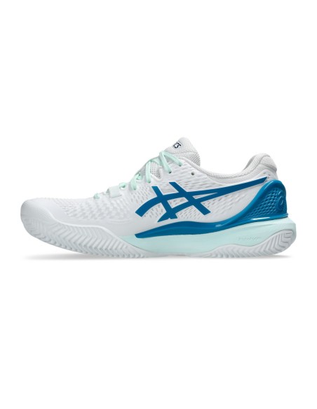 Asics Gel Resolution 9 Clay 1042A224 Azul Verdoso Mujer | Ofertas de pádel Asics Gel Resolution 9 Clay 1042A224 Azul Verdoso Mujer | Ofertas de pádel