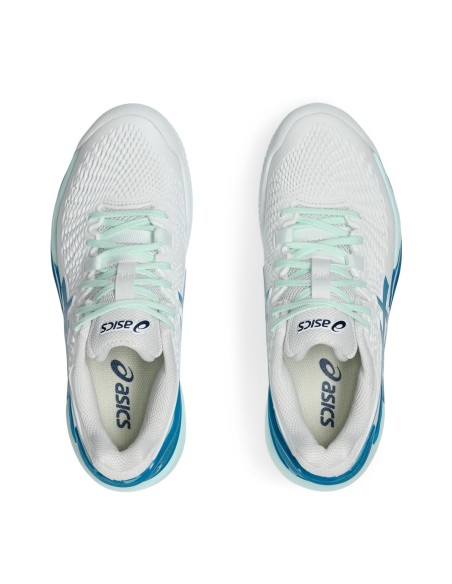 Asics Gel Resolution 9 Clay 1042A224 Azul Verdoso Mujer | Ofertas de pádel Asics Gel Resolution 9 Clay 1042A224 Azul Verdoso Mujer | Ofertas de pádel