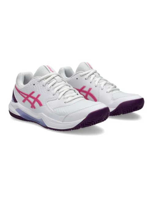 Asics Gel Dedicate 8 Padel 1042A241 100 Blanco Mujer | Ofertas de pádel