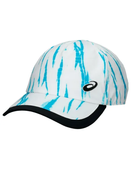 Gorra Asics Graphic Cap Azul Blanco | Ofertas de padel