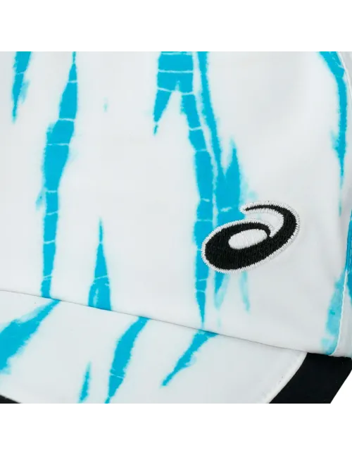 Gorra Asics Graphic Cap Azul Blanco | Ofertas de padel