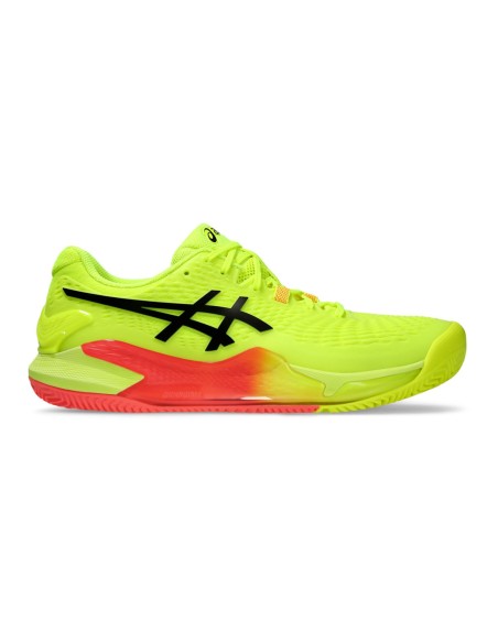 Asics Gel Resolution 9 Clay Paris 1041A495 Amarillo | Ofertas de padel
