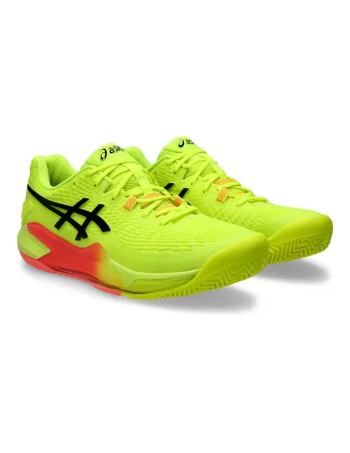 Asics Gel Resolution 9 Clay Paris 1041A495 Amarillo | Ofertas de padel
