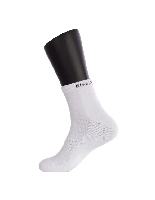 Calcetines Black Crown Pro Tobilleros Blancos | Ofertas de pádel