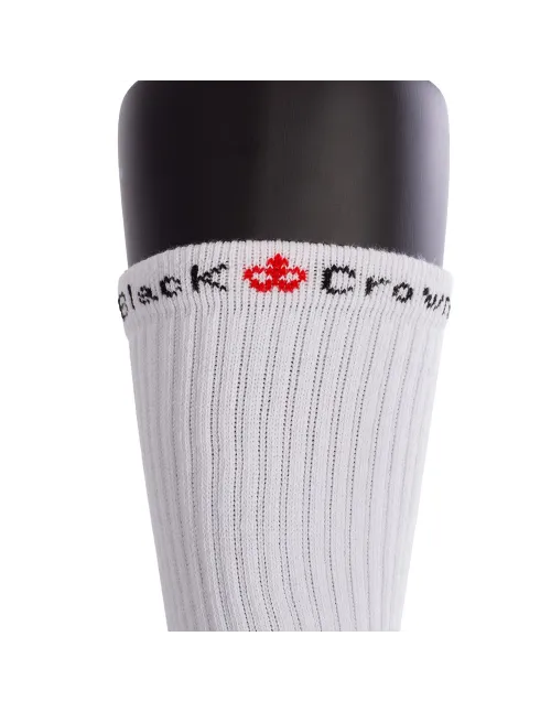Pack 3 Calcetines Black Crown Altos Blancos | Ofertas de pádel