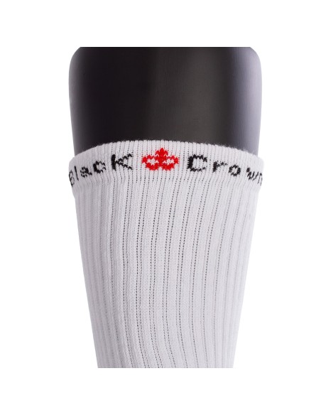 Pack 3 Calcetines Black Crown Altos Blancos | Ofertas de pádel