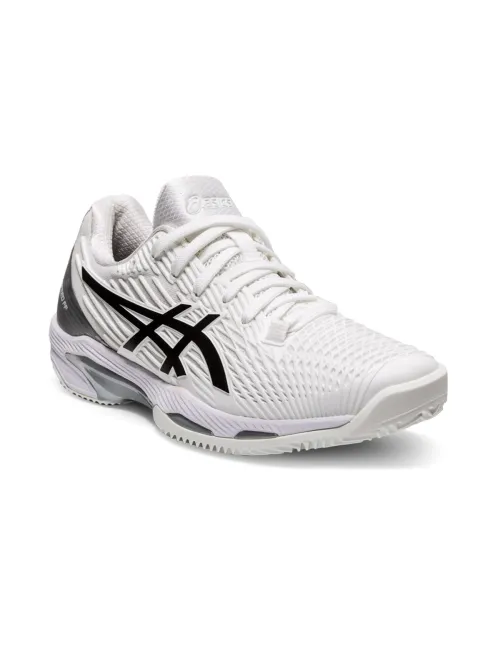 Asics Solution Speed Ff 2 Clay Blanco Negro Mujer 1042A134 100 | Ofertas de padel