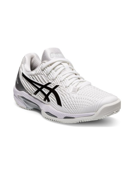 Asics Solution Speed Ff 2 Clay Blanco Negro Mujer 1042A134 100 | Ofertas de padel