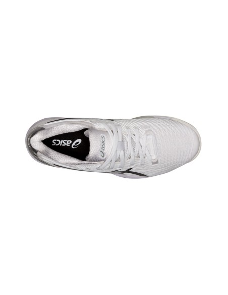 Asics Solution Speed Ff 2 Clay Blanco Negro Mujer 1042A134 100 | Ofertas de padel