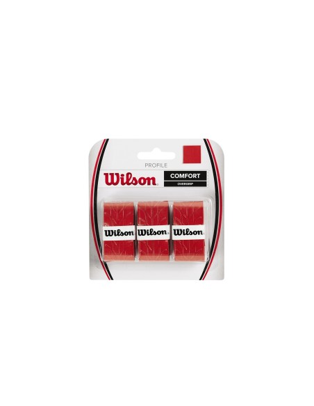 Overgrips Wilson Profile Red | Ofertas de padel