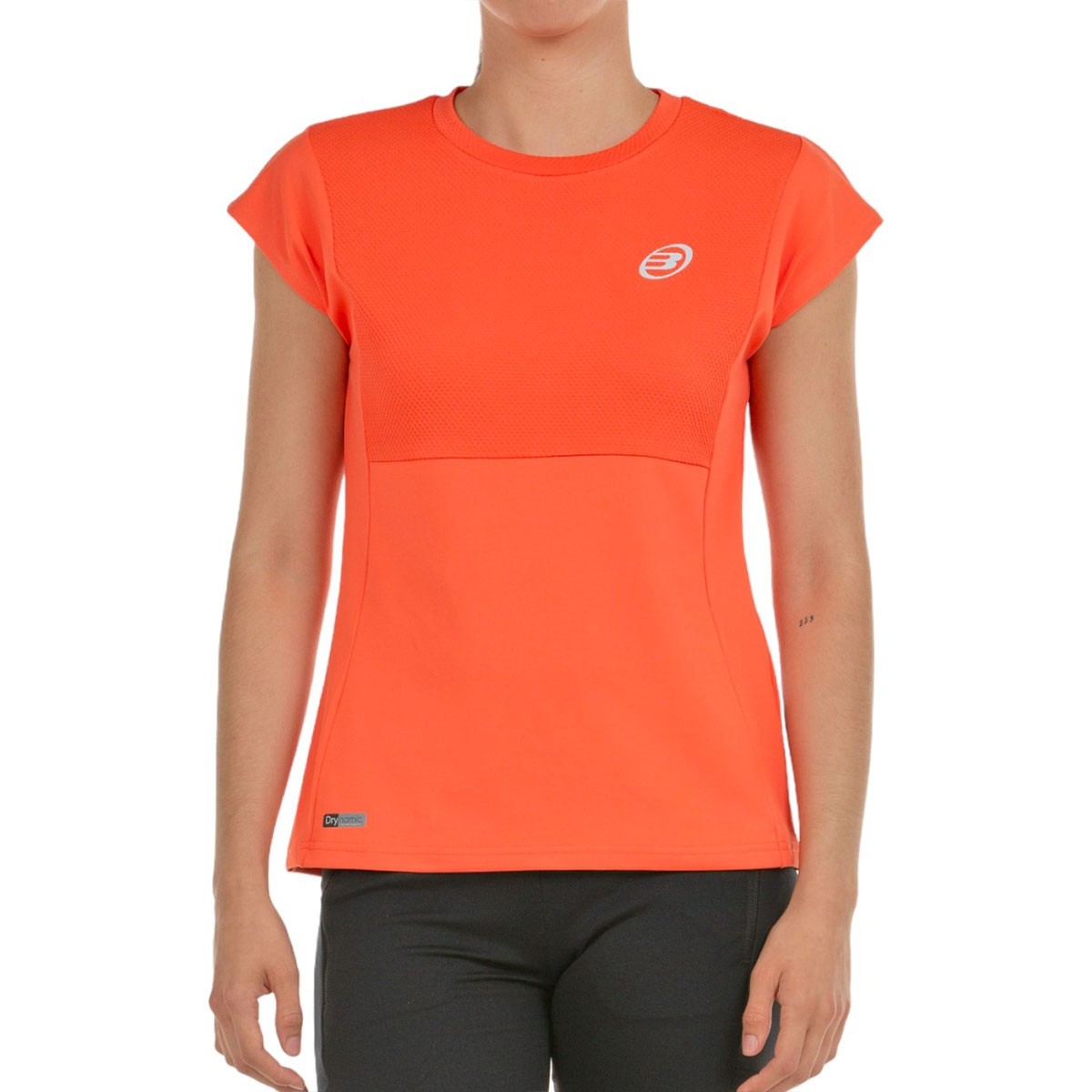Camiseta Bullpadel Portas Mujer Talla XS, Coral