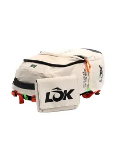 Mochila Lok Maxx Offwhite Blanco Naranja | Ofertas de padel 2