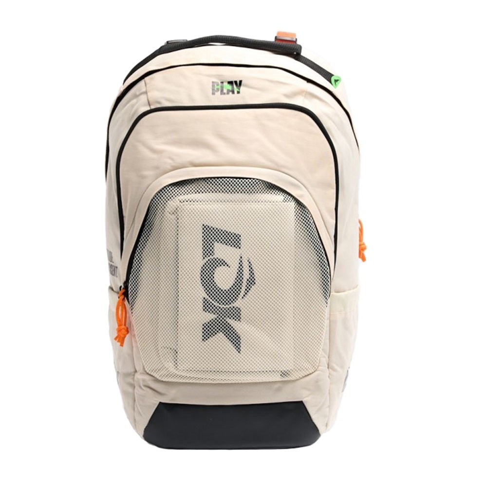 Mochila Lok Maxx Offwhite Blanco Naranja