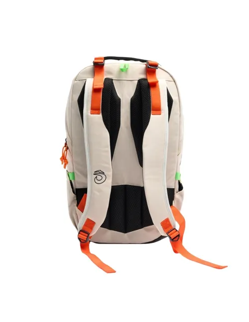 Mochila Lok Maxx Offwhite Blanco Naranja | Ofertas de pádel