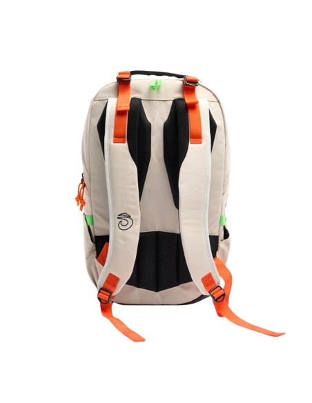 Mochila Lok Maxx Offwhite Blanco Naranja | Ofertas de pádel