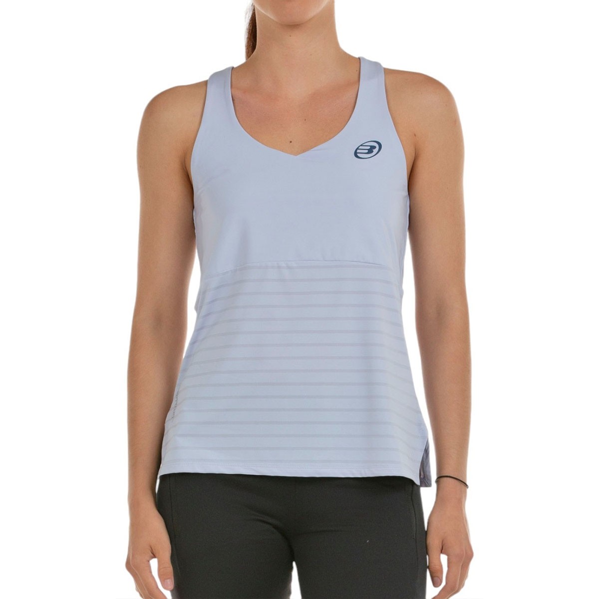 Camiseta Bullpadel Tirantes Oza Mujer Talla XS, Grey