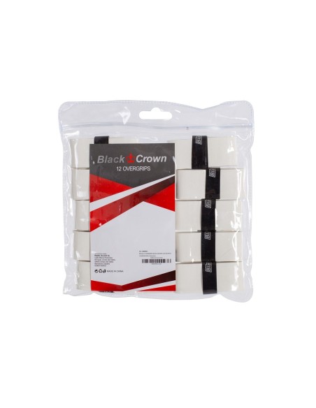 Bag x12 Grips Black Crown White | Ofertas de padel