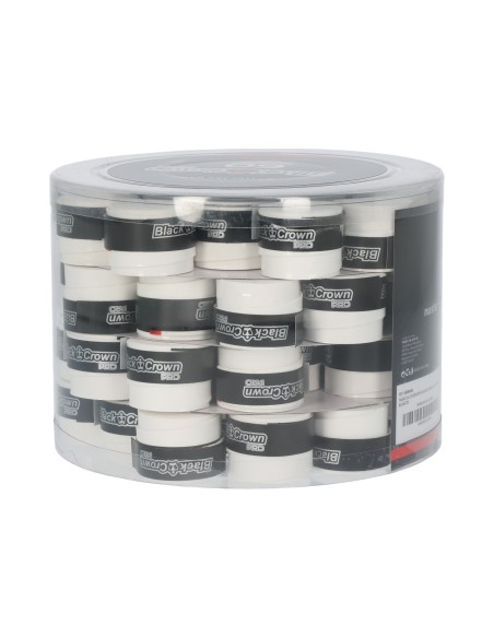 Black Crown Secchio x60 impugnature Bianco |Padel offers